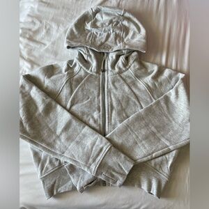 Lululemon crop full zip scuba